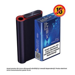 Starter Kit HYPER X2 AIR NAVY + glo by Kent Tobacco