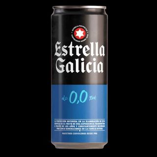 Cerveza Estrella Galicia 0,0 Lata