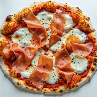 Pizza salmone