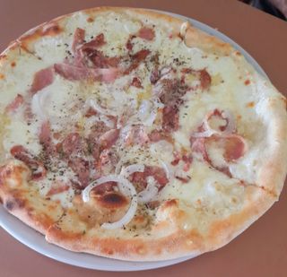 Pizza Bianca Carbonara (33 Cm.)