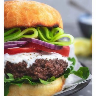 Menu Hamburguesa Doble Ternera con queso de cabra