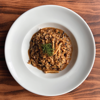 Risoto de Cogumelos com azeite trufado