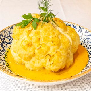 Coliflor Braseada En Salsa De Almendras