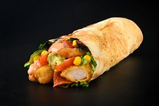 Шаурма з креветками