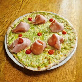 Pizza Speciale Mortadela Blanca