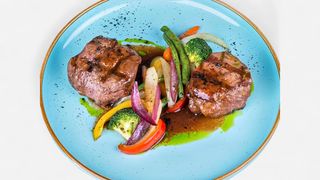 Медальоны с мини-овощами