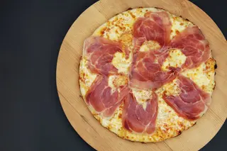 Pizza   Crudo e Gorgonzola