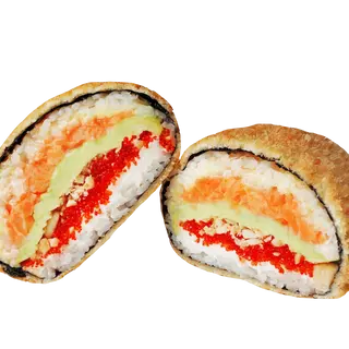 Sushi-Burger z łososiem