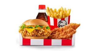 Piment Crunch Burger Box Max (épicé, sans laitue ni tomate)
