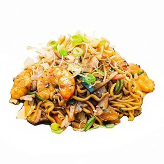 Yakisoba Con Gambas