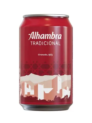 Cerveza Alhambra Lata 33cl.