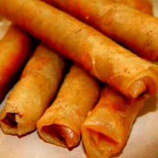 Mini rollito de gambas