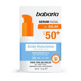 Sun Solar Sérum Solar Antimanchas SPF 50+ - Babaria - 30 ml 8410412490320