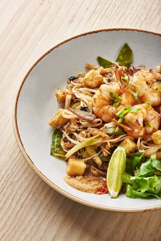 Pad Thai z krewetkami