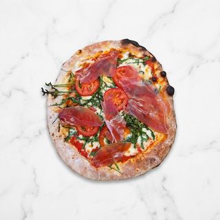 Pizza De Rúcula Y Jamón Ibérico (30 Cm.)