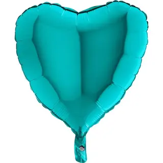 Balon inima turcoaz