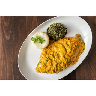 SAMAKI WA NAZI,UGALI (COCONUT FISH-TILAPIA)