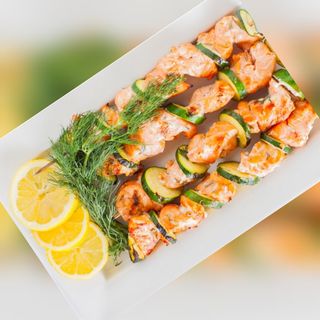 Brochettes de poissons