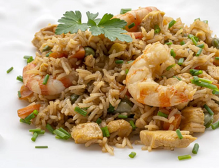 Arroz con pollo o ternera