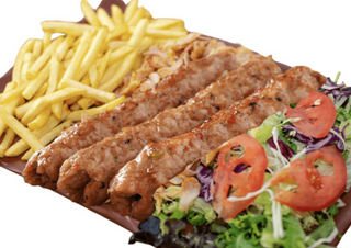 Plato seekh kebab