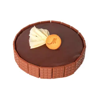 Tarta de chocolate y galleta
