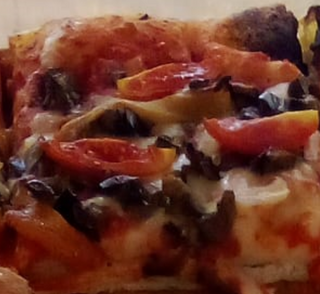 Pomodori e peperoni al trancio