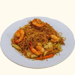33. Fideos Fritos Con Gambas