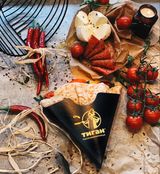 Палачинка с Пеперони, моцарела, домат и рукола (350г)