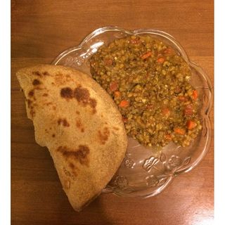 Brown Chapati (2) Served With Ndengu