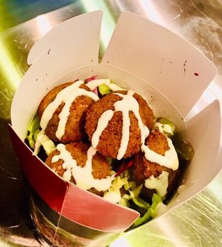 Döner Box Vegetariano (Felafel) Menu