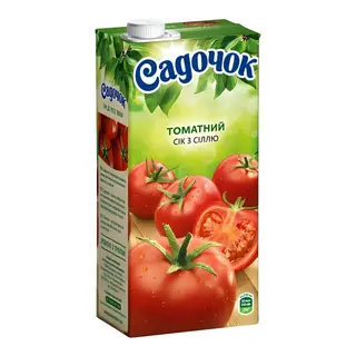 Сік Садочок томатний (950мл)