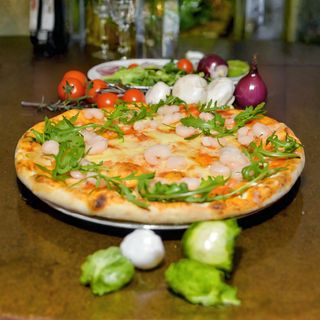 Pizza cu creveti mica Ø22cm