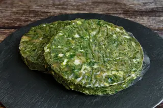 Hamburguesa de espinacas y pollo 2 uds