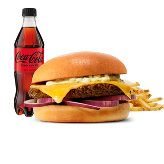 Tatarski Cheeseburger w zestawie