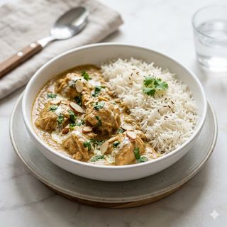 Pollo Korma Con Arroz