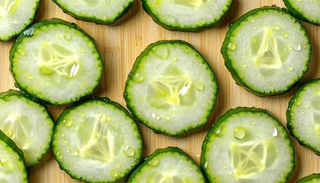 Sliced Cucumbers
