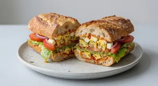 Sandwich Mixte Œuf & Tajine