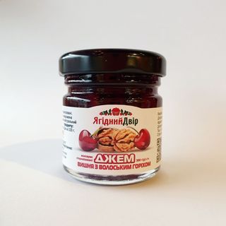 Джем вишня з волоським горіхом (40мл)