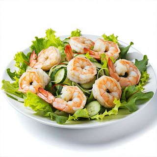 Ensalada con gamba