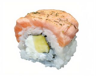 Salmón tataki roll (8uds)
