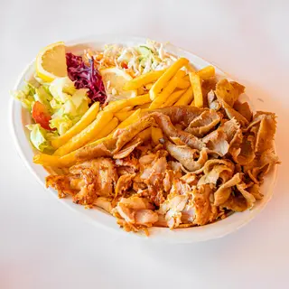 Kebab z kurczakiem lub woł-baraniną