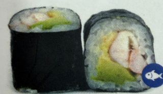 Maki Gamba Con Aguacate (8 Pzs.)