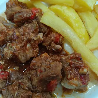 Carn amb tomaquet / Carne con tomate 