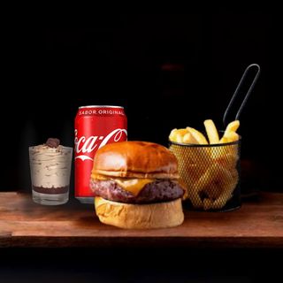 Burguitos en Solitario + Postre