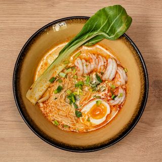Ramen z krewetkami