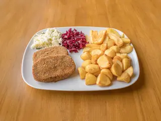 Zestaw z kotletem marchewkowym 2 szt.