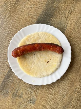 Arepa Con Chorizo