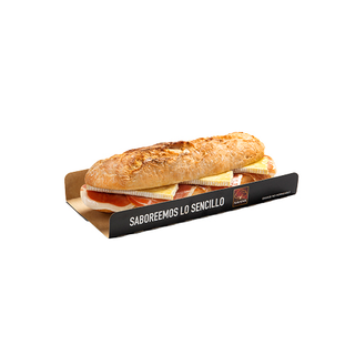 Bocadillo Jamón Serrano con Brie