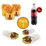 Menú 2(3x Durums o Pitas)