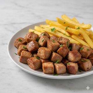 Raxo De Cerdo Con Patatas